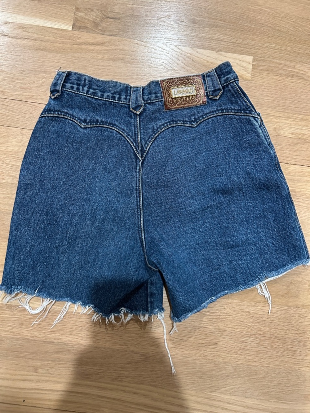 Lawman Western Vintage Denim Shorts